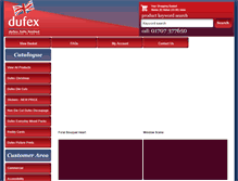 Tablet Screenshot of dufexfoils.com